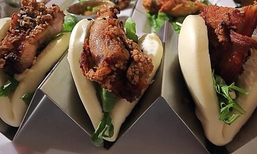 Fried Chicken Baos at Wicked Bao Fernandina Beach