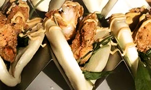 Fried Shrimp Bao at Wicked Bao