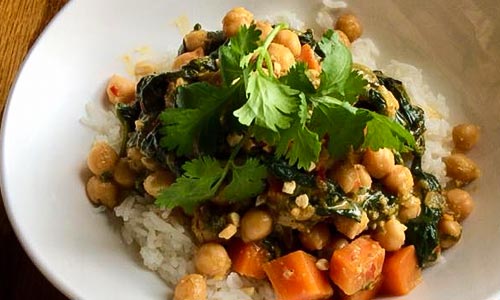 Indian Curry Veggies Rice