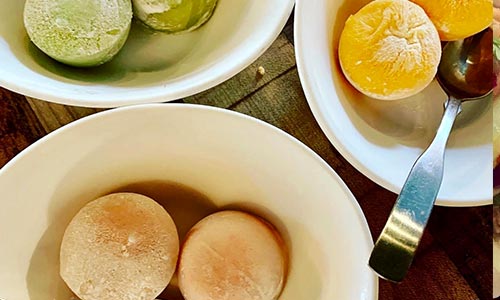 Mochi Dessert at Wicked Bao