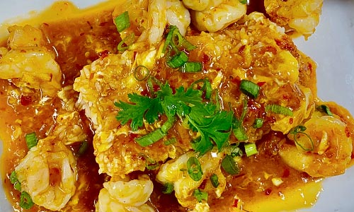 Singapore style Chili Shrimp
