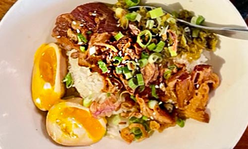 Braised Porkbelly Rice Bowl